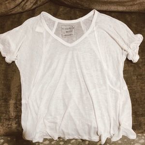 Free People white top shirt
